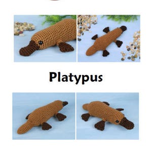 Platypus amigurumi CROCHET PATTERN digital PDF file download image 7