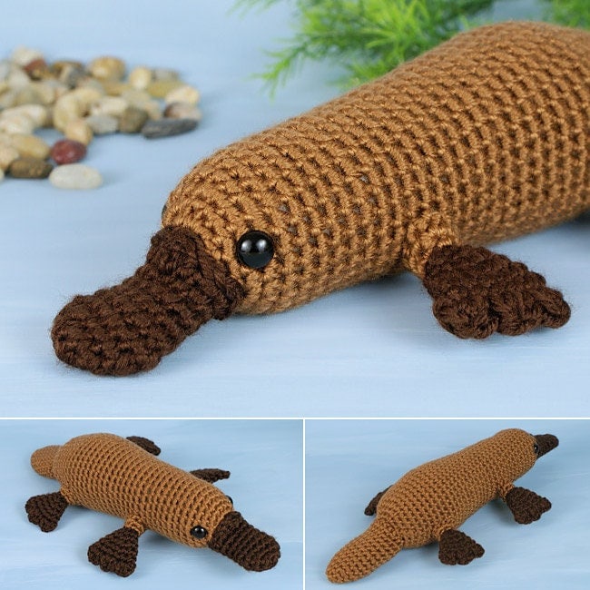 30 Perry the Platypus Crochet Patterns for Fans of Agent P, Amigurumi, and Giftable Makes 32 Platypus Amigurumi Crochet Pattern