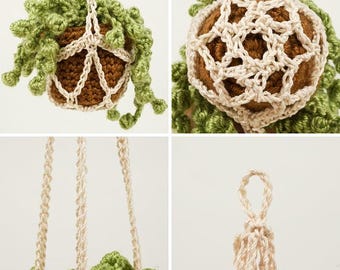 Crochet Plant Hanger CROCHET PATTERN digital PDF file download