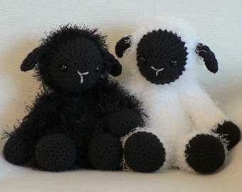 Fuzzy Lamb amigurumi CROCHET PATTERN digital PDF file download