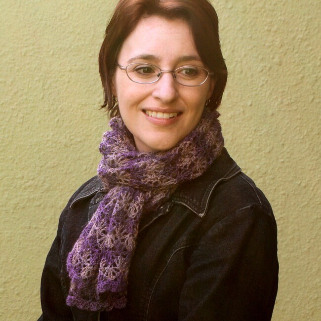 Rippled Lace Rectangular Shawl CROCHET PATTERN Digital PDF - Etsy