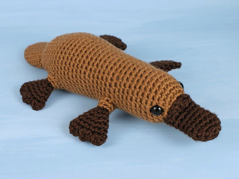 Platypus amigurumi CROCHET PATTERN digital PDF file download image 6