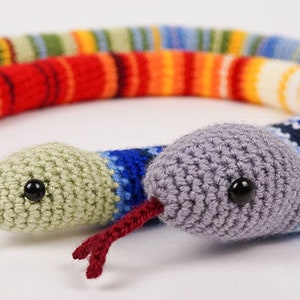 Temperature Snake amigurumi CROCHET PATTERN and Workbook digital PDF file download image 4