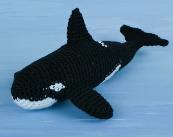 Orca (Killer Whale) amigurumi CROCHET PATTERN digital PDF file download