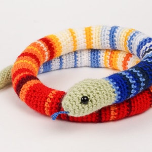 Temperature Snake amigurumi CROCHET PATTERN and Workbook digital PDF file download image 5