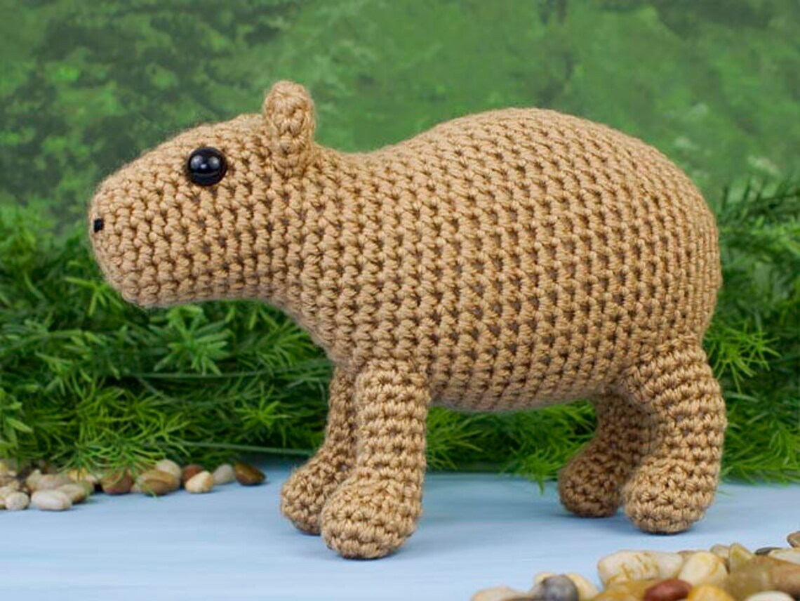 Capybara Amigurumi CROCHET PATTERN Digital PDF File Download Etsy Canada