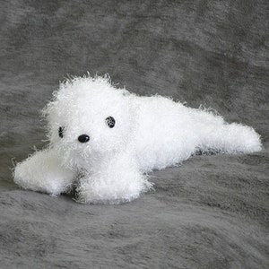 Fuzzy Seal amigurumi CROCHET PATTERN digital PDF file download