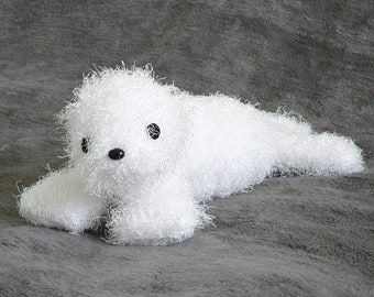 Fuzzy Seal amigurumi CROCHET PATTERN digital PDF file download
