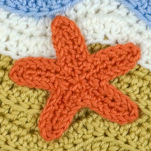 Starfish Collection four CROCHET PATTERNS digital PDF file download image 6