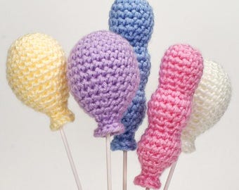 Amigurumi Balloons CROCHET PATTERN digital PDF file download