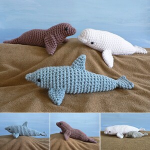 AquaAmi Sea Lion amigurumi CROCHET PATTERN digital PDF file download image 8