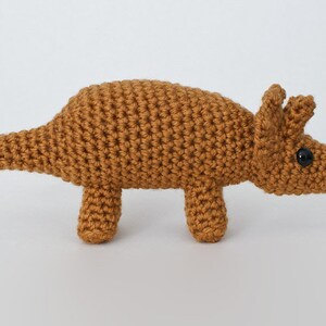 Dinosaurs Set 1 three amigurumi CROCHET PATTERNS digital PDF file download Stegosaurus, Brachiosaurus, Triceratops image 8