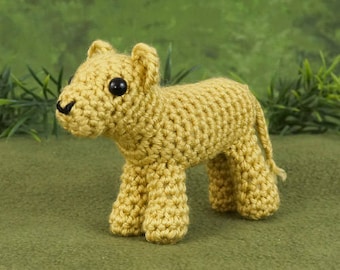 Lion Cub amigurumi CROCHET PATTERN digital PDF file download