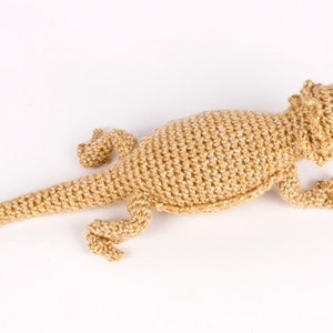 Bearded Dragon lizard amigurumi CROCHET PATTERN digital PDF file download image 3