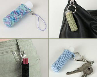 Lip Balm Holder CROCHET PATTERN digital PDF file download
