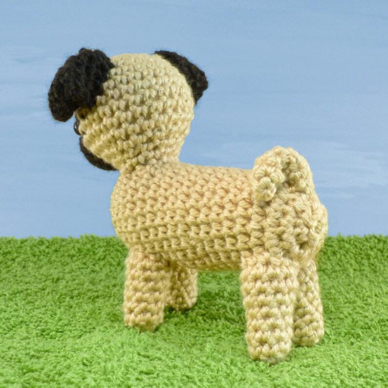 Special Deal AmiDogs Set 4 Chihuahua, Pug, Miniature Pinscher 3 amigurumi dog CROCHET PATTERNS digital PDF file download image 7