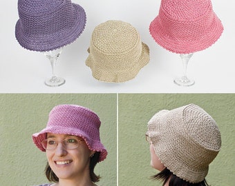 Summer Days Sunhat CROCHET PATTERN digital PDF file download