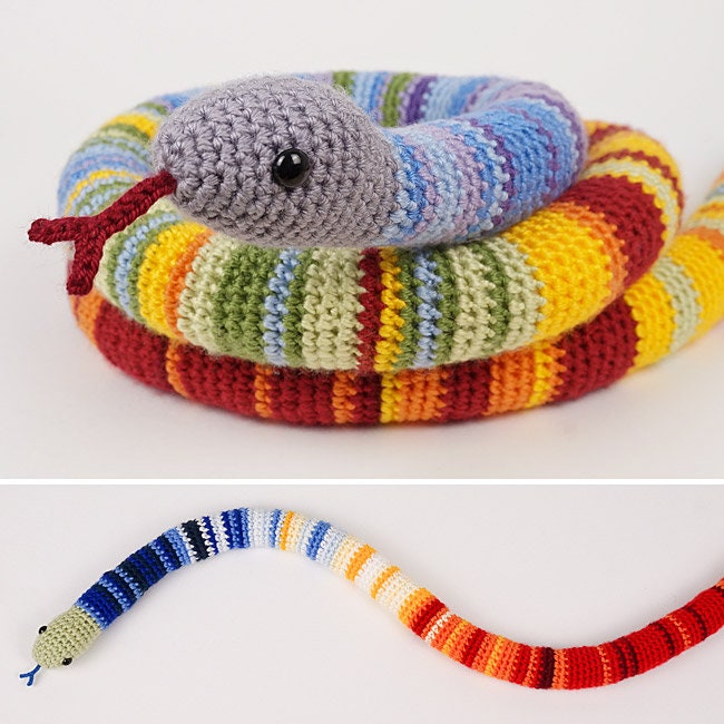 15 Unusual Crochet Patterns for Playful Gifts and Home Decor 15 Temperature Snake amigurumi Crochet Pattern and Workbook