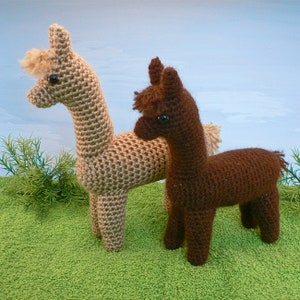 Alpaca amigurumi CROCHET PATTERN digital PDF file download, make an alpaca or llama image 6
