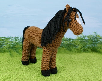 Horse amigurumi CROCHET PATTERN digital PDF file download