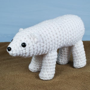 AquaAmi Polar Bear amigurumi CROCHET PATTERN digital PDF file download