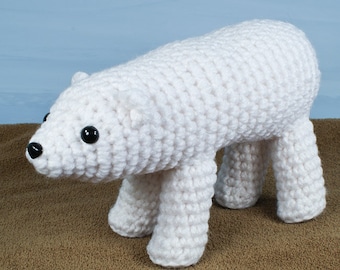 AquaAmi Polar Bear amigurumi CROCHET PATTERN digital PDF file download