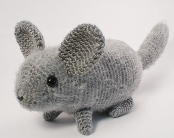 Chinchilla amigurumi CROCHET PATTERN digital PDF file download