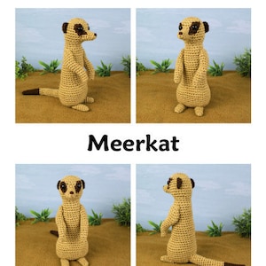 Meerkat amigurumi CROCHET PATTERN digital PDF file download image 6