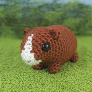 Baby Guinea Pigs four amigurumi guinea pig CROCHET PATTERNS digital PDF file download image 7