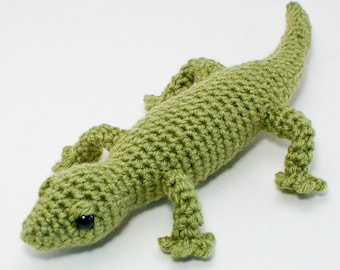 Gecko (lizard) amigurumi CROCHET PATTERN digital PDF file download