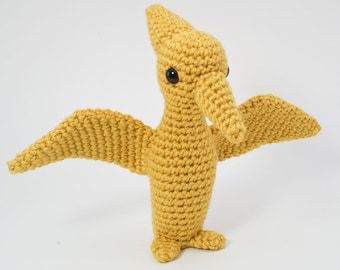 Pteranodon - amigurumi dinosaur CROCHET PATTERN digital PDF file download