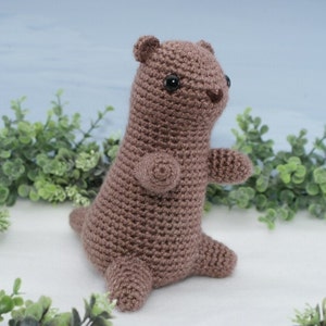 Groundhog woodchuck, marmot amigurumi CROCHET PATTERN digital PDF file download image 3