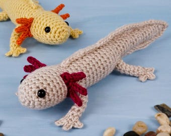 Axolotl amigurumi CROCHET PATTERN digital PDF file download