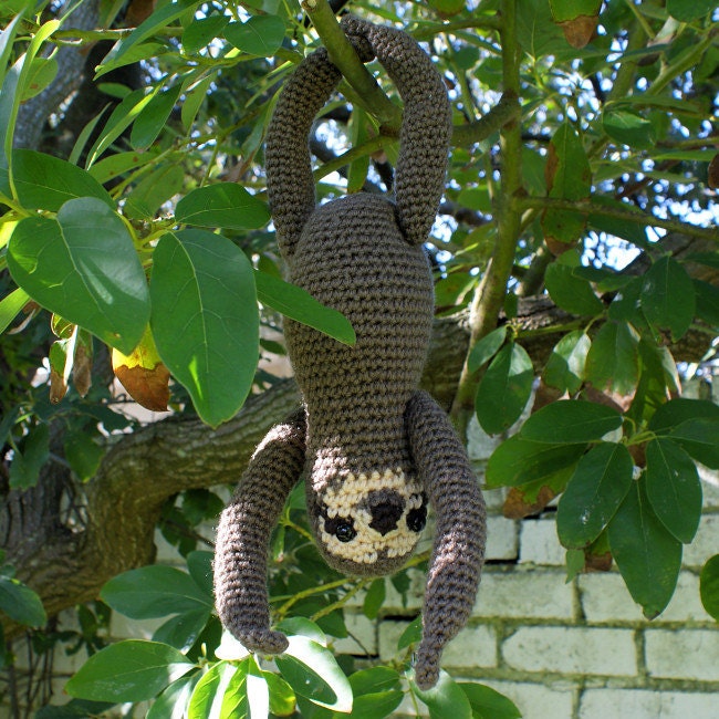 Sloth Amigurumi CROCHET PATTERN Digital PDF File Download - Etsy