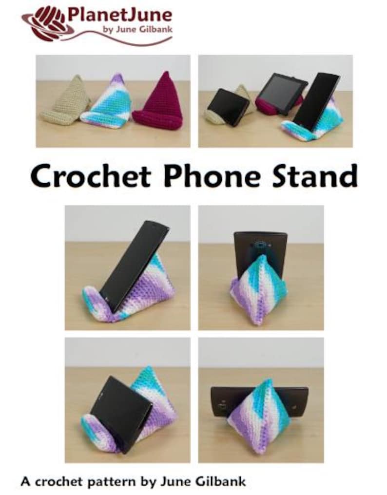 Phone Stand Pattern Crochet Phone Stand CROCHET PATTERN Digital PDF File Download - Etsy
