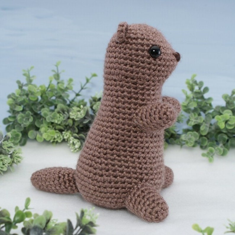 Groundhog woodchuck, marmot amigurumi CROCHET PATTERN digital PDF file download image 4