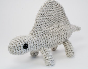 Dimetrodon amigurumi dinosaur CROCHET PATTERN digital PDF file download