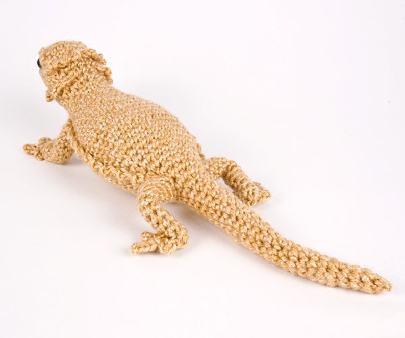 Bearded Dragon lizard amigurumi CROCHET PATTERN digital PDF file download image 5