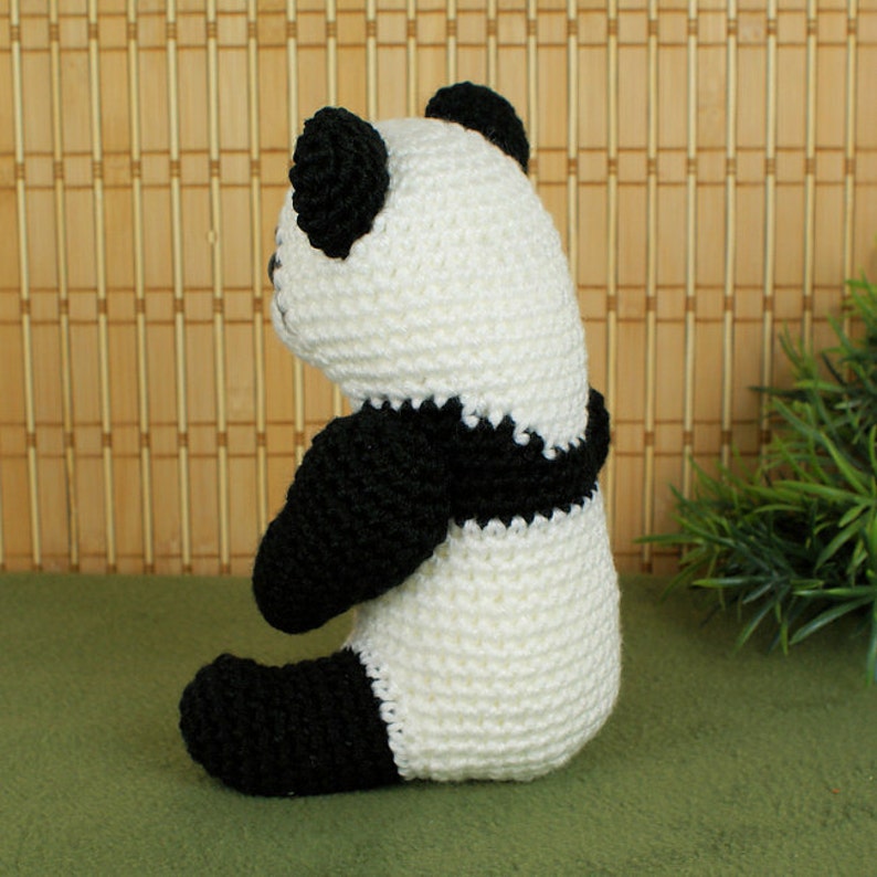 Giant Panda amigurumi CROCHET PATTERN digital PDF file download image 4