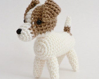 AmiDogs Jack Russell Terrier amigurumi dog CROCHET PATTERN digital PDF file download