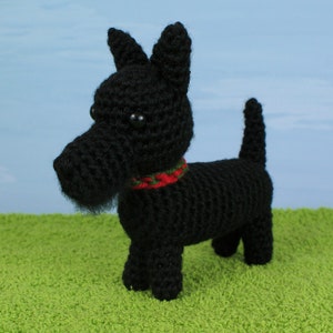 Special Deal AmiDogs Set 7 Basset Hound, Rottweiler, Scottish Terrier 3 amigurumi dog CROCHET PATTERNS digital PDF file download image 7