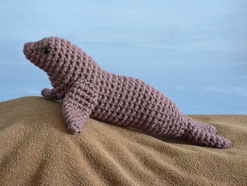 AquaAmi Sea Lion amigurumi CROCHET PATTERN digital PDF file download Bild 4