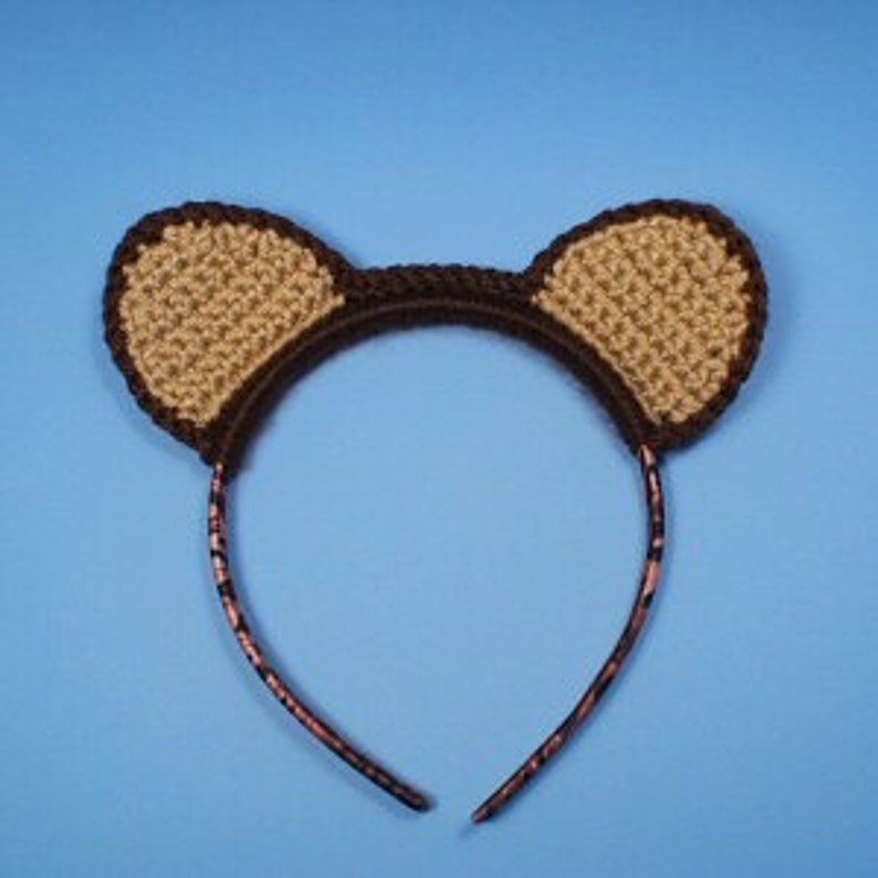 Animal Ears CROCHET PATTERN digital PDF file download for hairbands and hats 画像 5