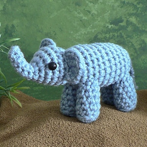 AfricAmi Elephant amigurumi CROCHET PATTERN digital PDF file download