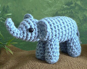 AfricAmi Elephant amigurumi CROCHET PATTERN digital PDF file download