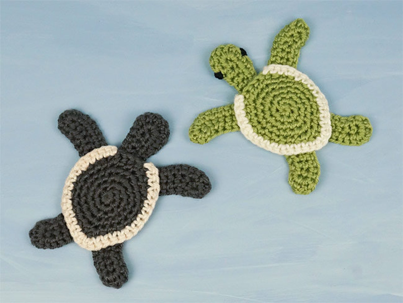 Baby Sea Turtle Applique CROCHET PATTERN Digital PDF File - Etsy