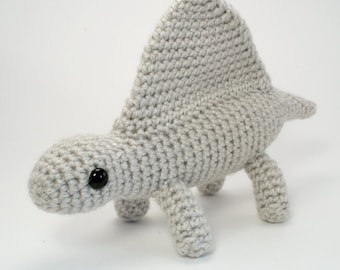 Dimetrodon amigurumi dinosaur CROCHET PATTERN digital PDF file download