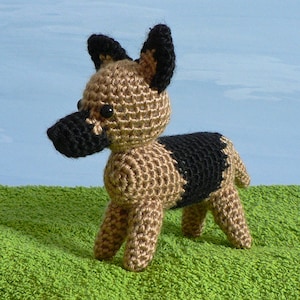AmiDogs German Shepherd amigurumi dog CROCHET PATTERN digital PDF file download