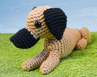 AmiDogs Great Dane amigurumi dog CROCHET PATTERN digital PDF file download