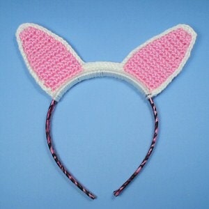 Animal Ears CROCHET PATTERN digital PDF file download for hairbands and hats 画像 4